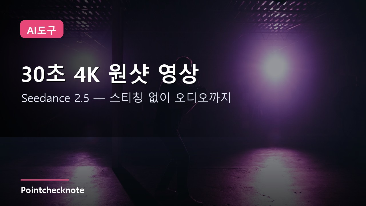 Seedance 2.5 사용법 가이드 2026: 30초 4K 원샷 영상·접근 경로·프롬프트